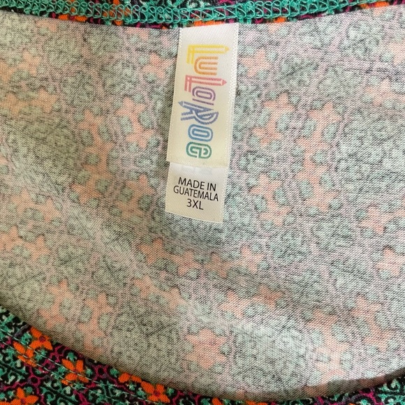 NWT Lularoe Plus Size 3X Hi Lo hem Spring or summer top Comfy and soft Tunic top - Picture 3 of 5